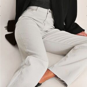 New with tags.  Na-kd raw hem jeans